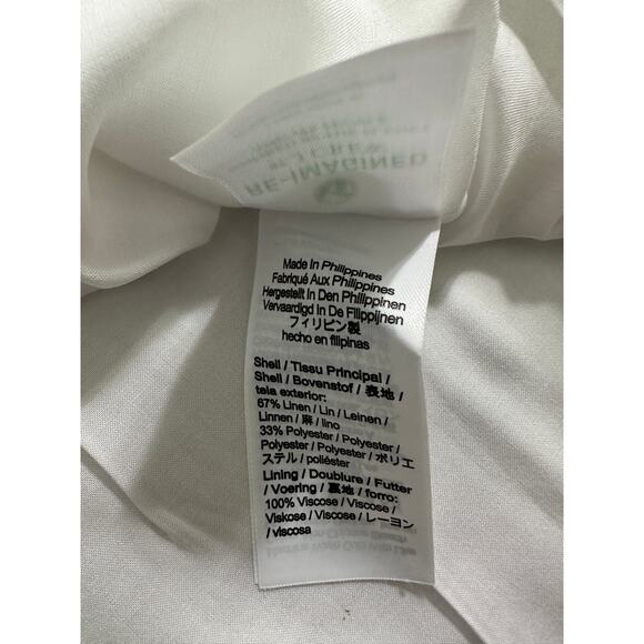 J.Crew Bow-Front Shift Linen Dress size Large - Picture 5 of 5